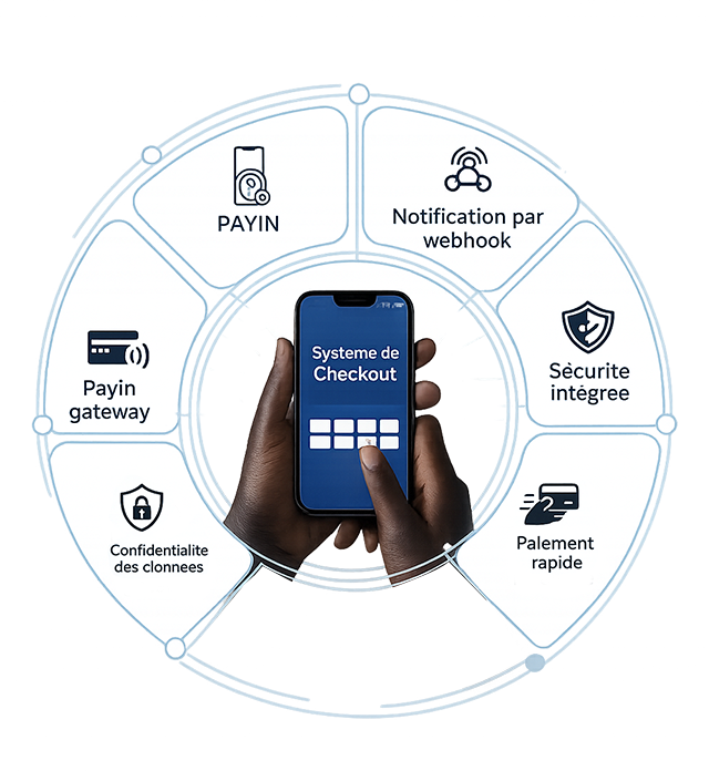 Money transfer illustration